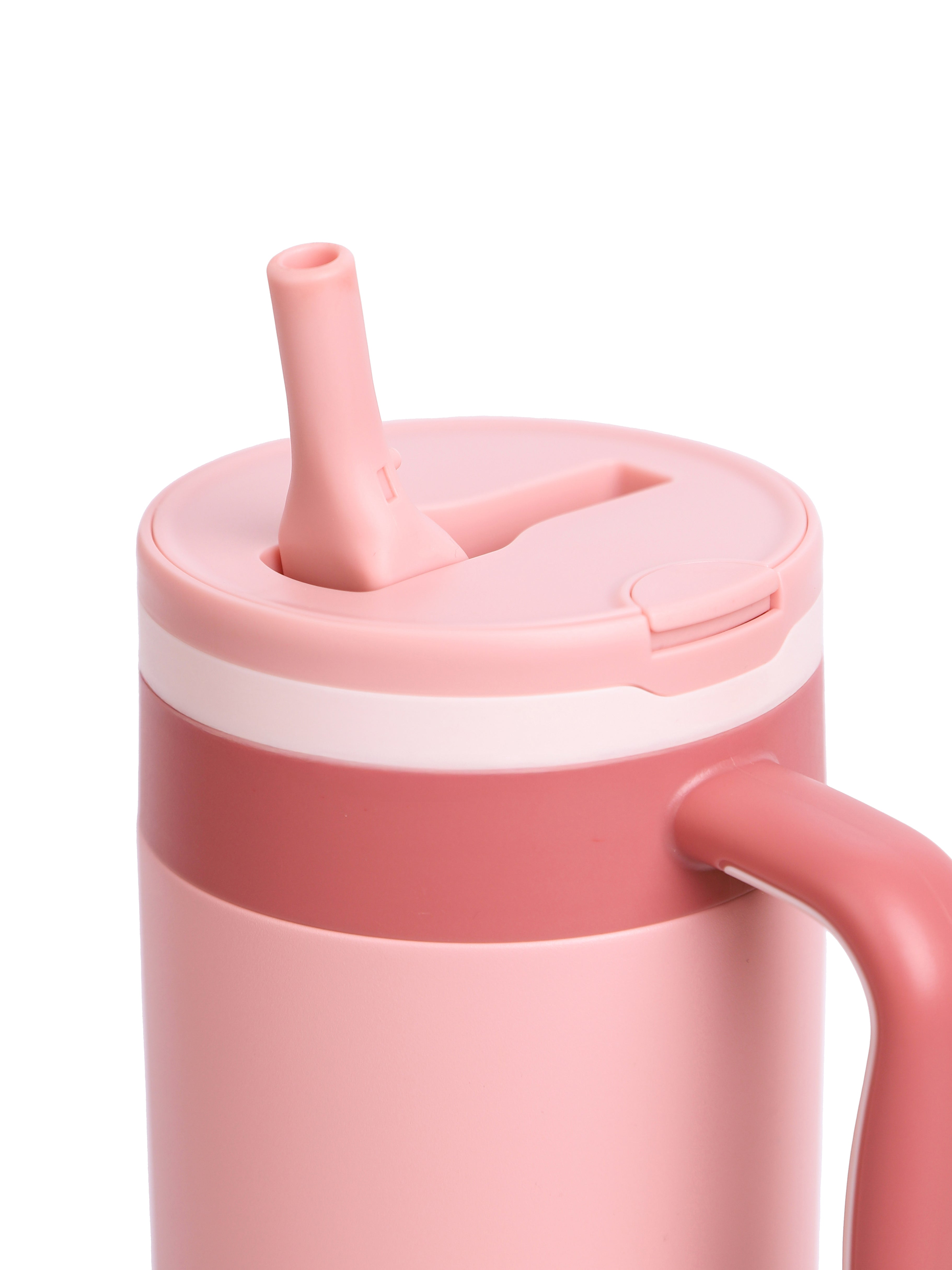 PINKY- Stainless Steel Push-Button Lid Tumbler with Handle 40oz