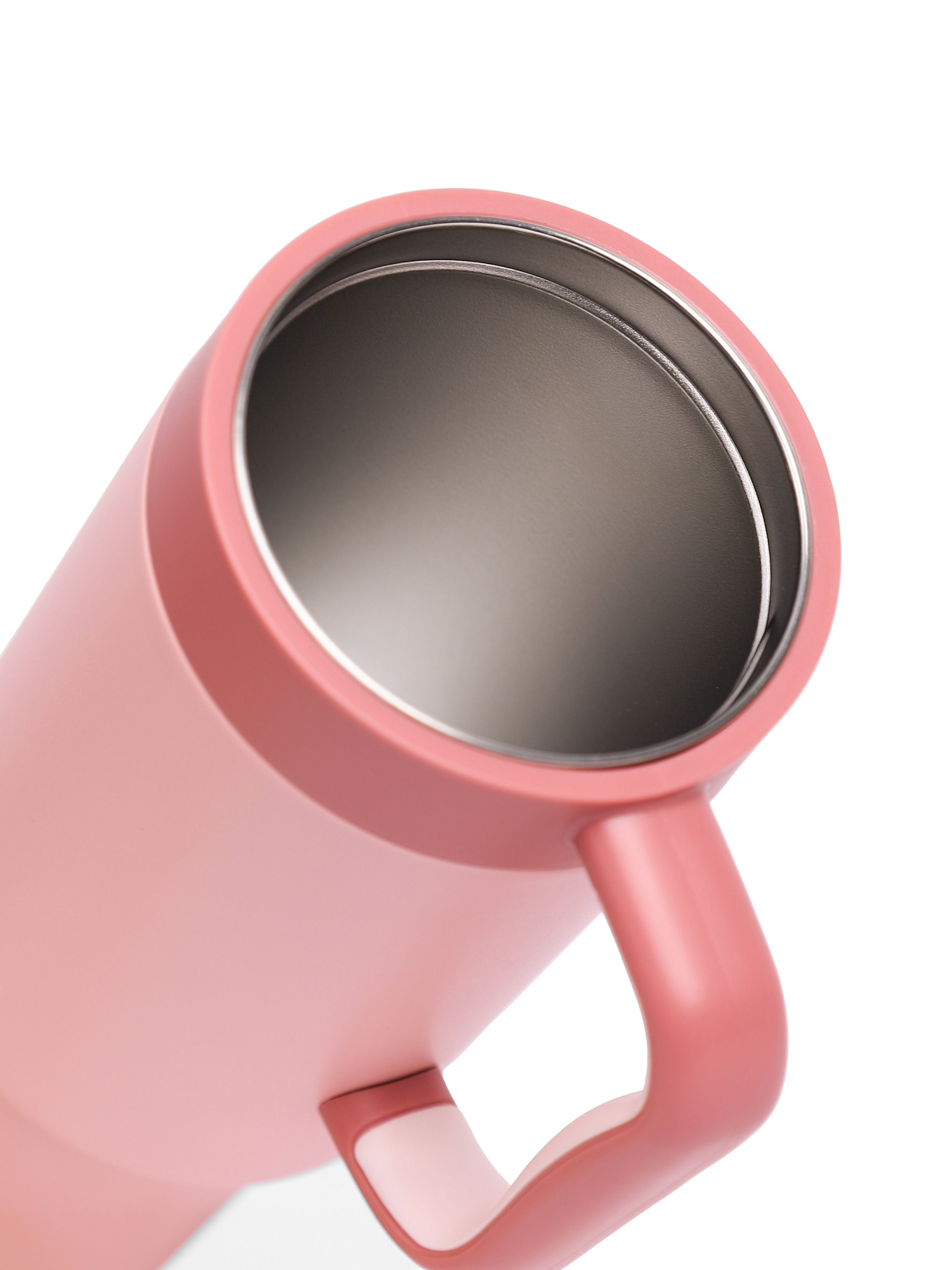 PINKY- Stainless Steel Push-Button Lid Tumbler with Handle 40oz